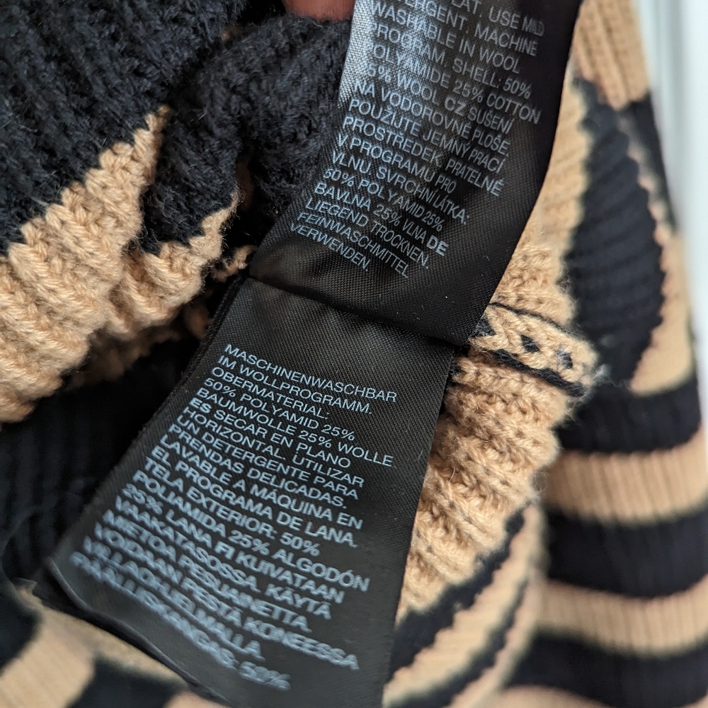 & other stories striped zip pullover - Picture 6 of 6
